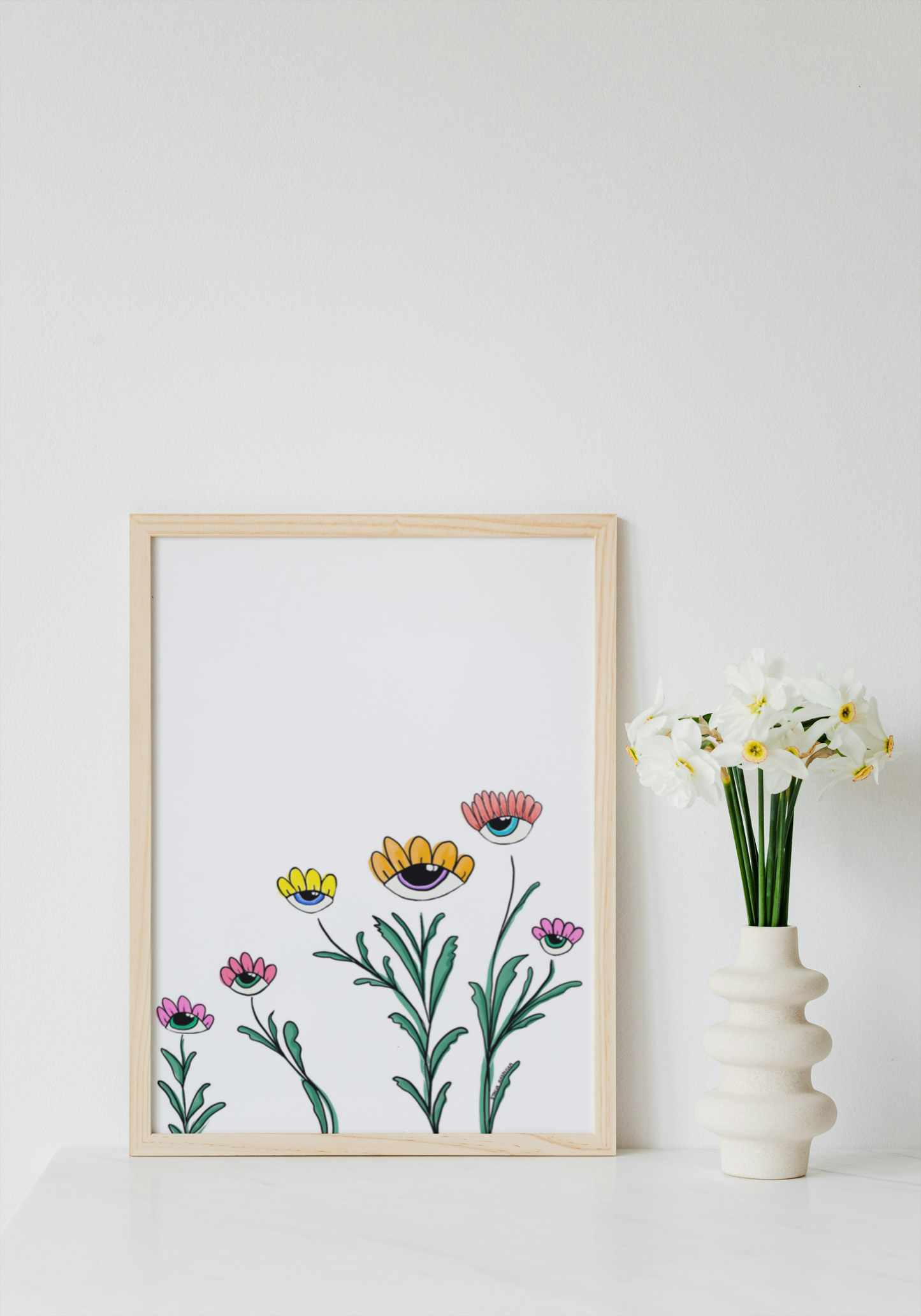 Eye Spy Daisy Art Print
