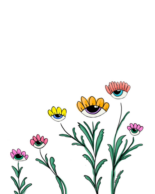 Eye Spy Daisy Art Print