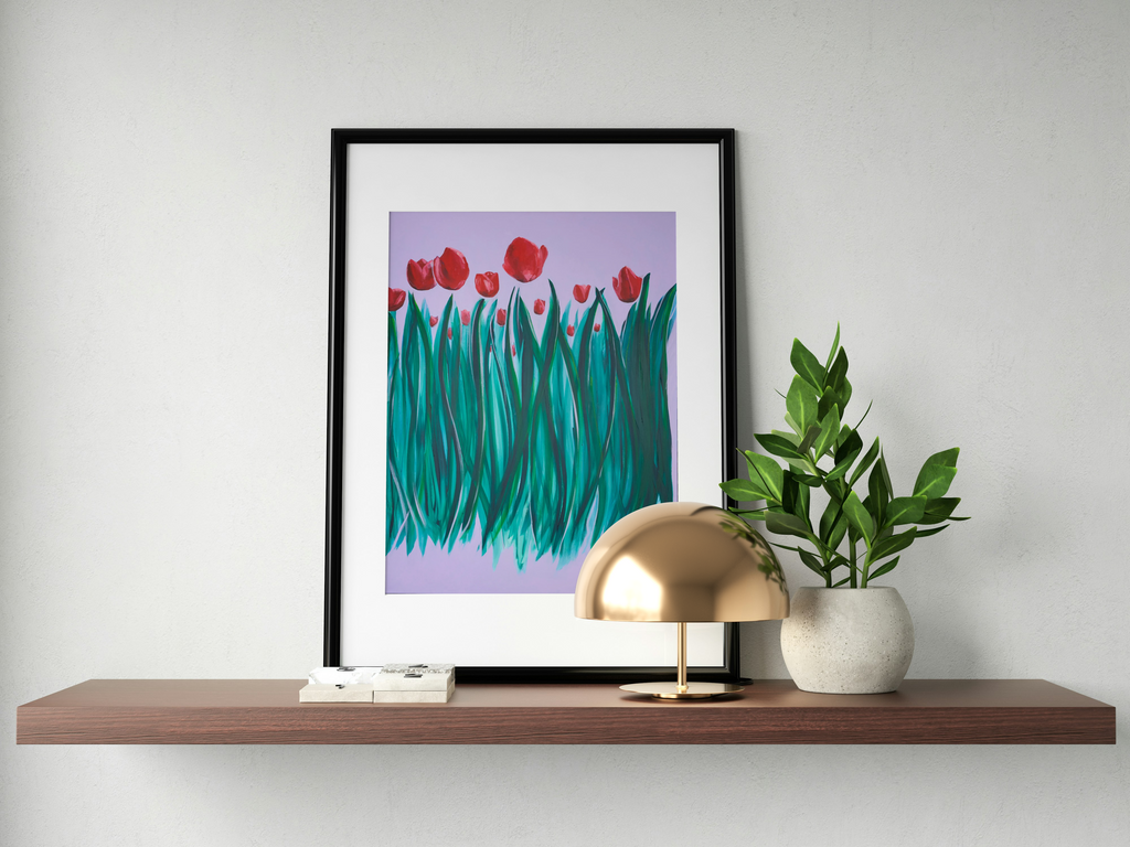 "Tulips in the Afternoon"